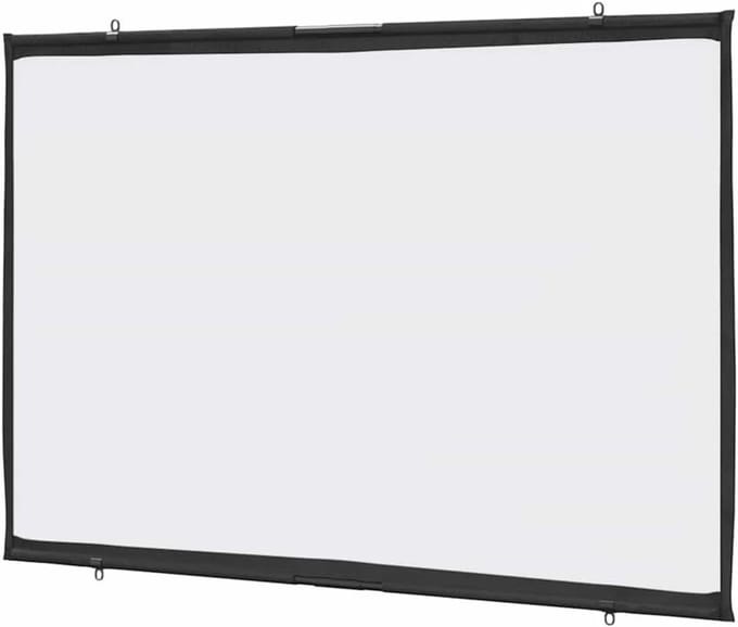 Projectiescherm Wandmontage - Projectiescherm - Thuisbioscoop Films - Matte Lichtverspreiding - 50 inch 16:9 - Mat Wit