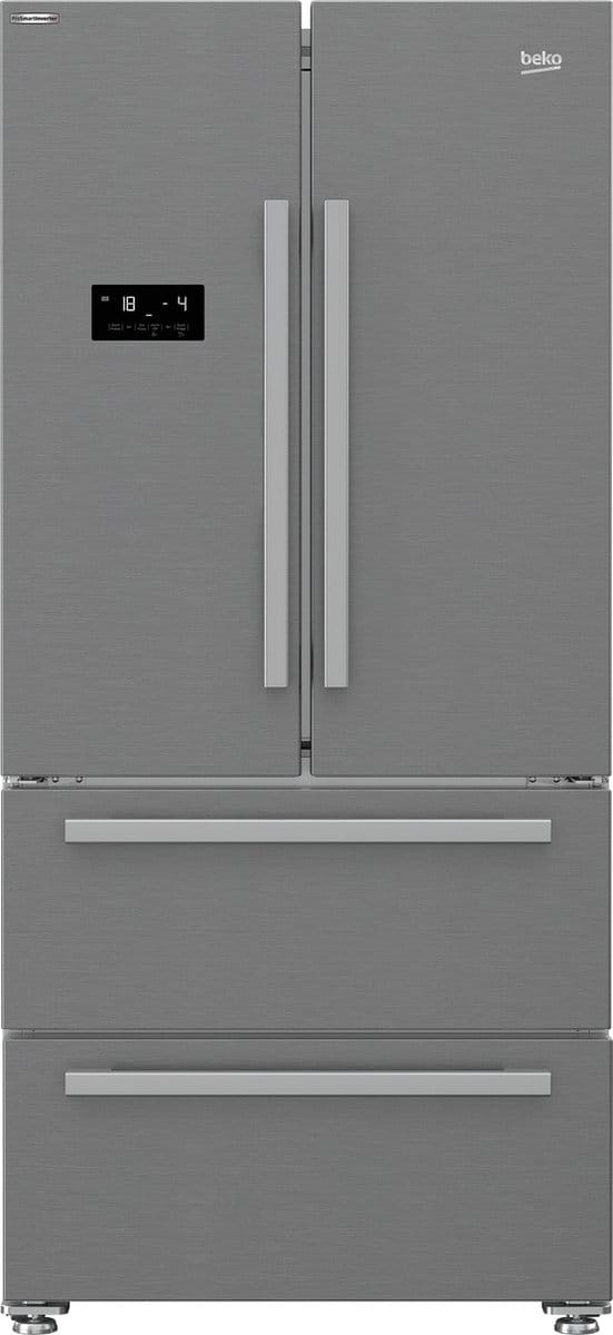Beko GNE60531XN -  Amerikaanse koelkast - RVS
