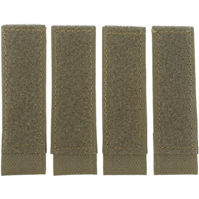 4 stuks klittenband patch nylon klittenband Molle bevestigingspad voor trainingsvest jacht groen