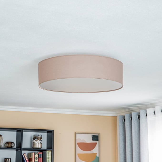 Euluna Roller, stoffen kap cappuccino Ø50cm