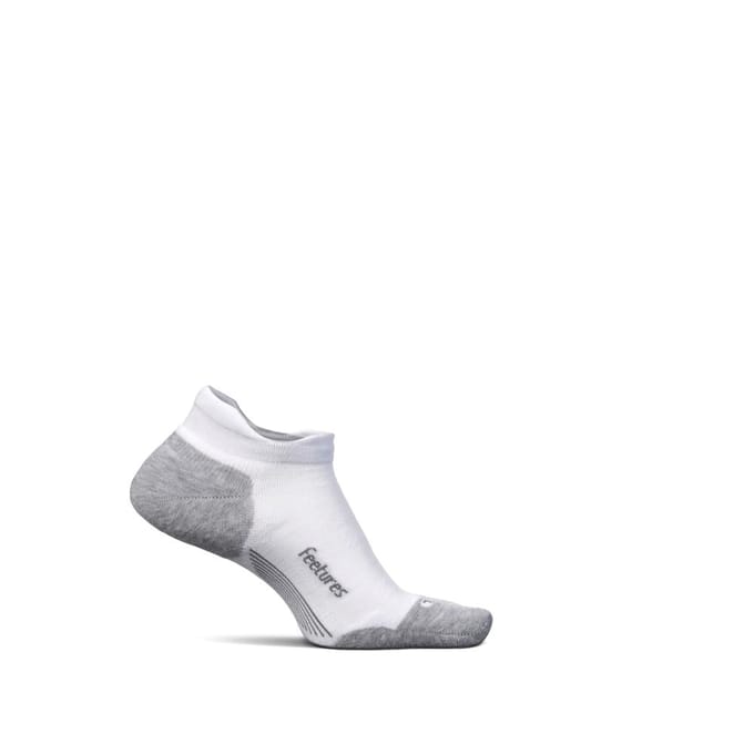 Feetures - Elite Max Cushion No Show Tab - White - Wit / MEDIUM