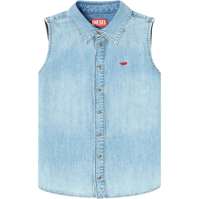 Diesel de-eazy-sl shirt blauwe vrouw