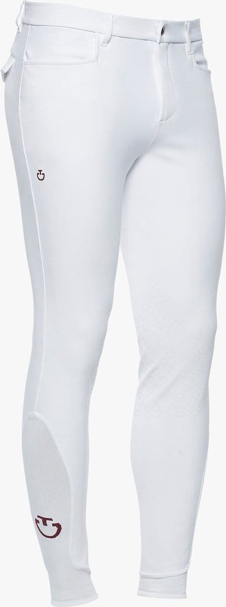Cavalleria Toscana Heren Knie Grip Rijbroek Basic XL Wit