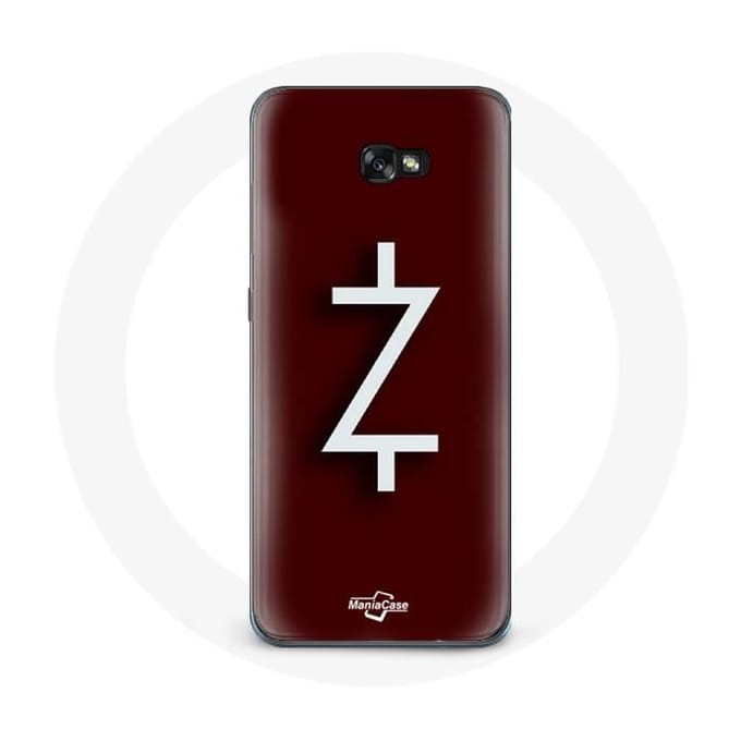 Case voor Samsung Galaxy A3 2017 Ozark Seizoen 4 Z Logo Wit Rode Achtergrond