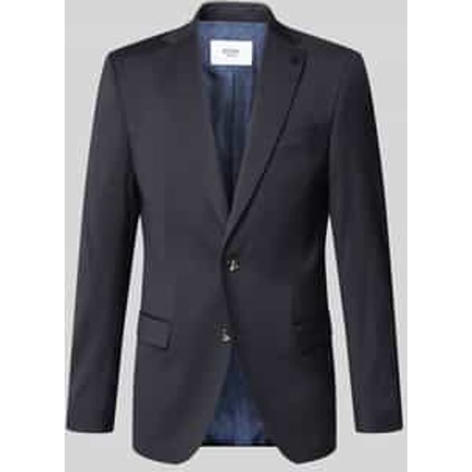 slim fit 2-knoops colbert met klepzakken model 'Move Alesso'