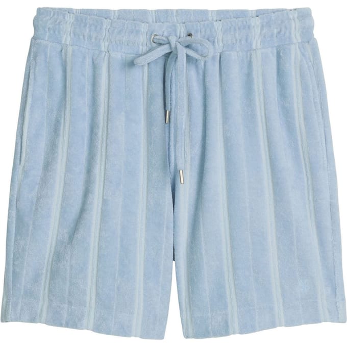 MARC O'POLO Relaxte shorts van gestreepte badstof , XL
