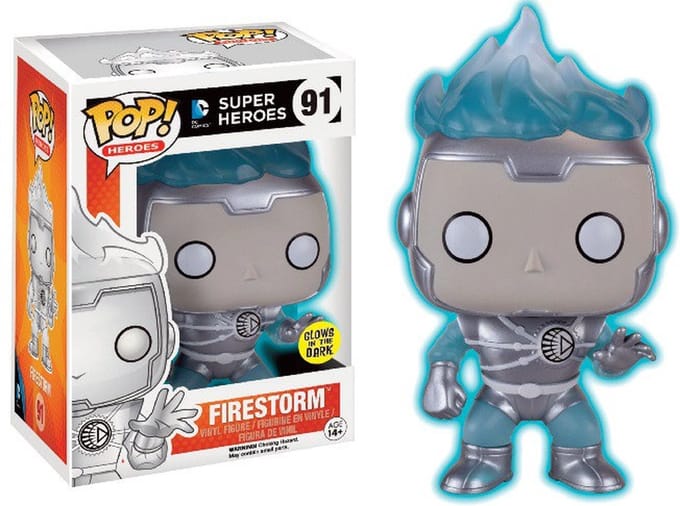 Funko Pop! DC Comics Super Heroes: Firestorm #01 Glows in the Dark Exclusive Vaulted