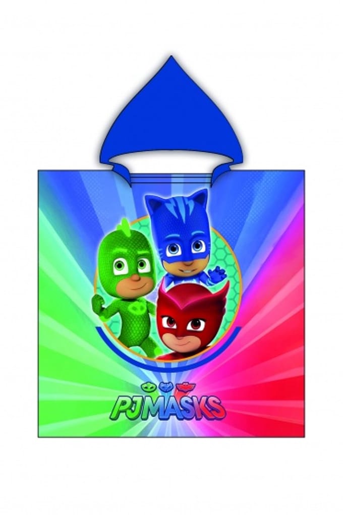 PJ Masks Polyester Poncho - 55 x 110 cm - Multi
