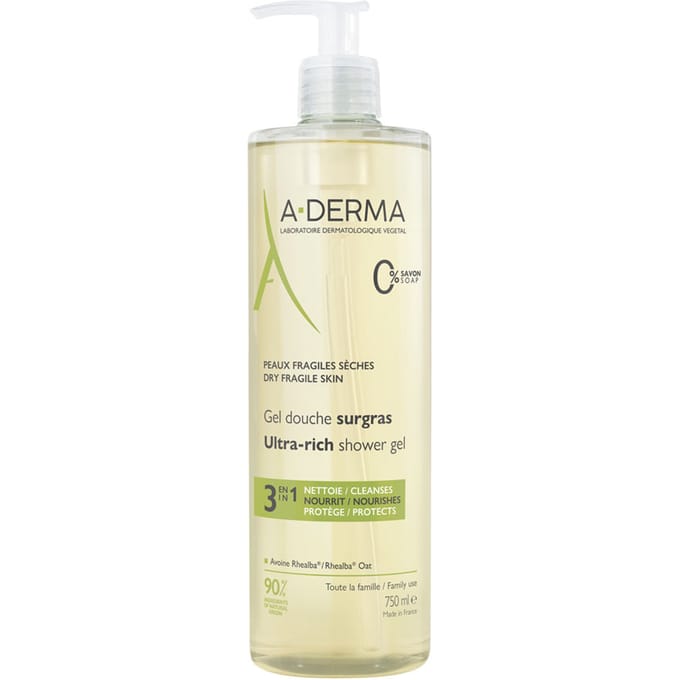 A-Derma Rijke Douchegel 750ml