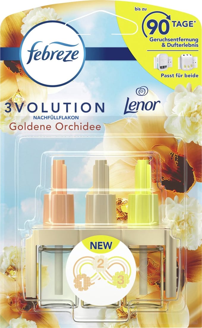 Febreze Geurstop navulling Golden Orchid, 20 ml