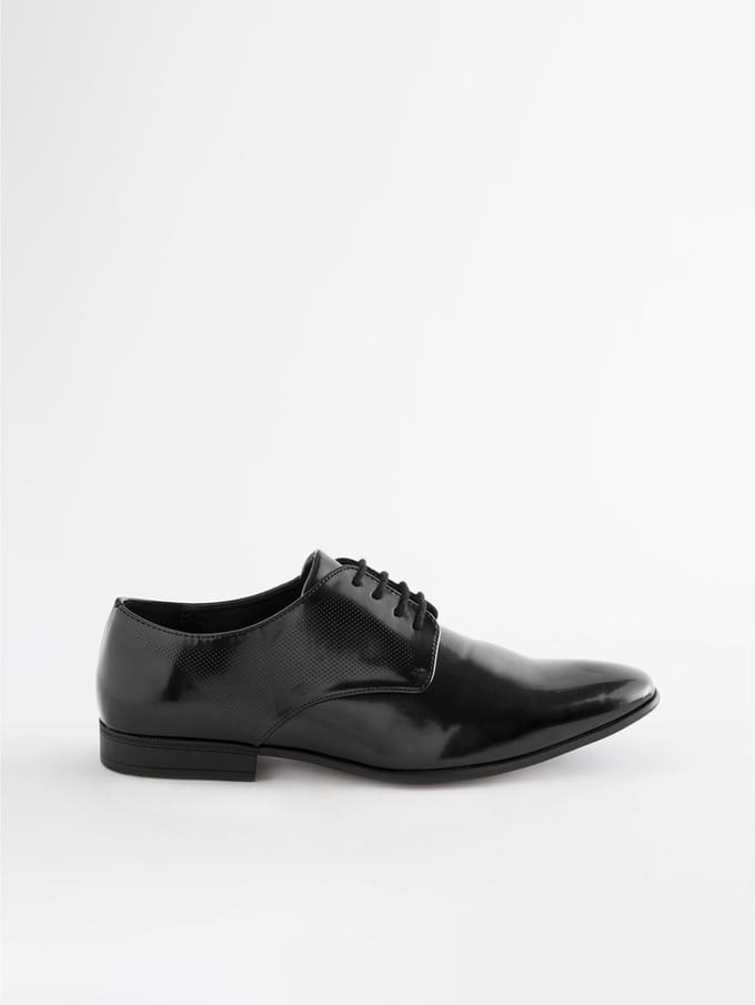 Next - Heren - Derby-veterschoenen - Zwart
