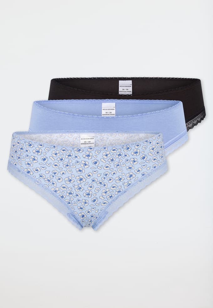 Cheeky-string, set van 3, kant, meerkleurig - Moderne multipacks 44