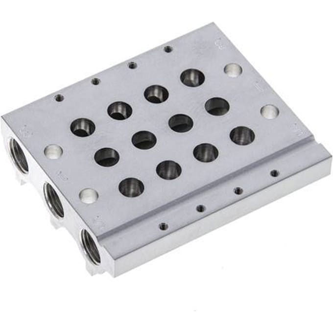 G1/8'' Manifold 4-Stations Festo 566560 VABM-L1-10S-G18-4