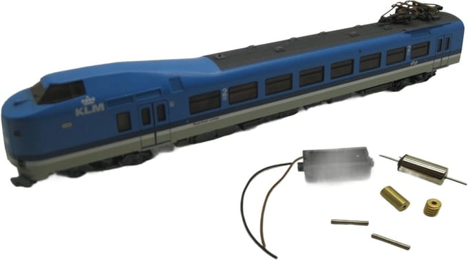 micromotor NM005C N ombouwset voor Minitrix koploper