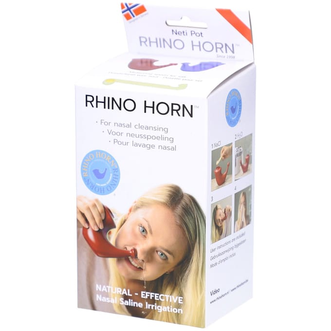 Rhino Horn Neusspoeler Rood – Neusdouche voor neusspoeling