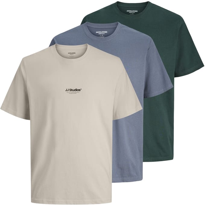 JACK&JONES - JJESOHO TEE SS CREW NECK 3PK MP - Heren - T-shirts