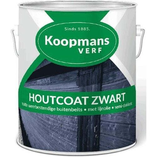 Koopmans houtcoat zwart - 2,5 liter