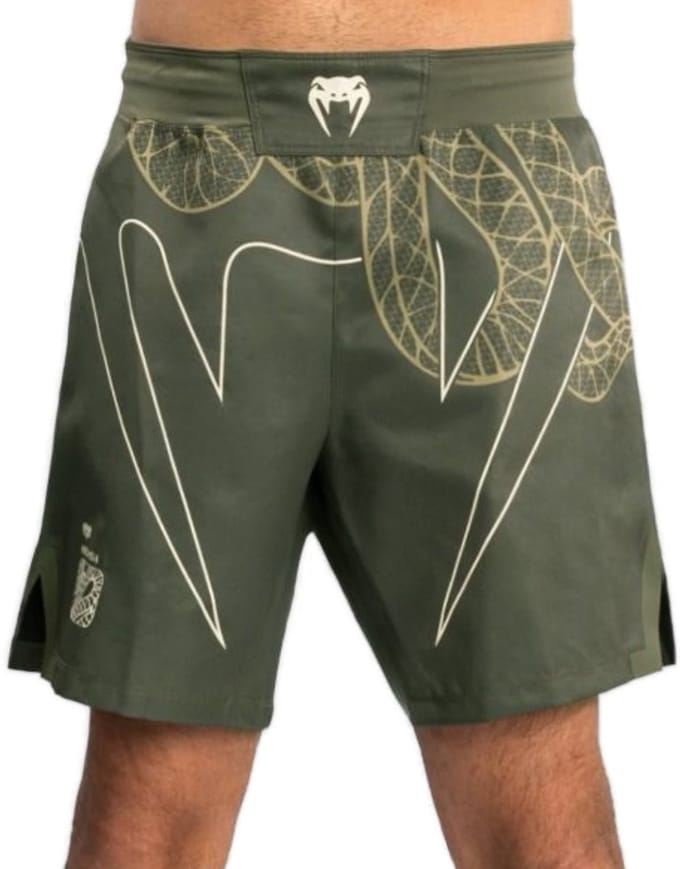 Venum Serpenti Fightshorts Kaki Brons Ivoor - L