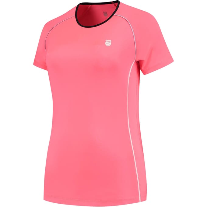 K-Swiss Hypercourt Crew T-shirt Dames-Pink