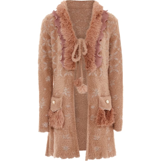 Faina Vest Dames Donkerroze roségoud