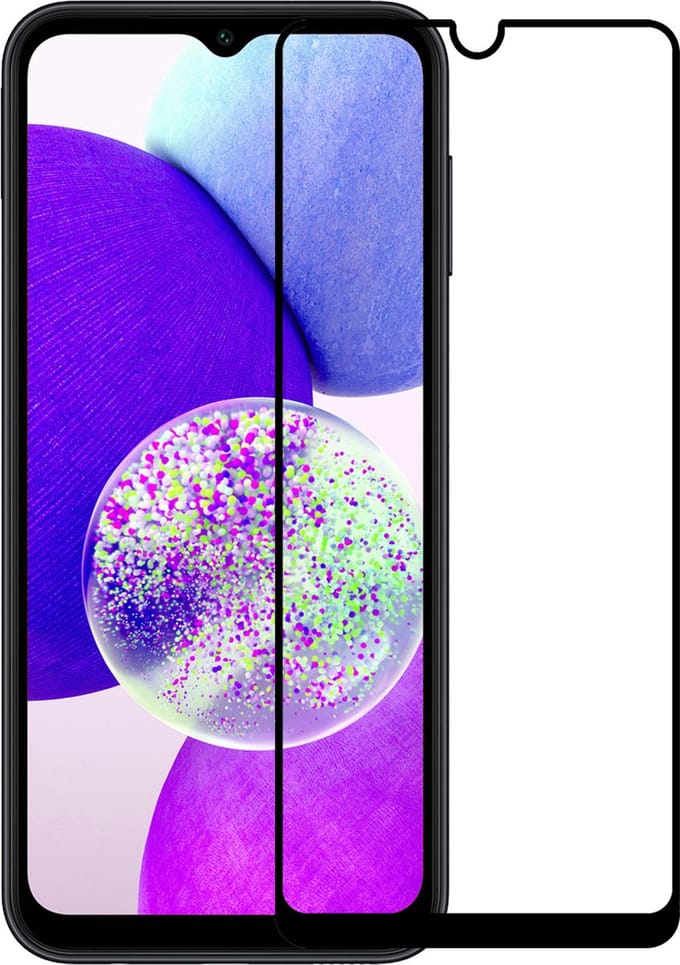 Screenprotector - Geschikt voor Samsung Galaxy A14 - Full Cover - Gehard Glas - Beschermglas - Tempered Glass - Screen Protector