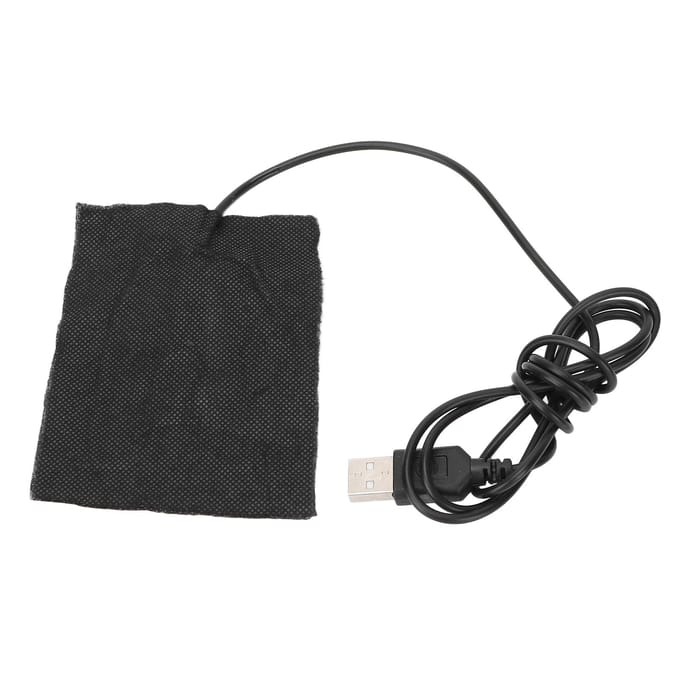 DIY Stoffen Verwarmingskussen USB-interface Warm Kompres Pijn Verlichten Multifunctioneel Elektrisch Verwarmingskussen black