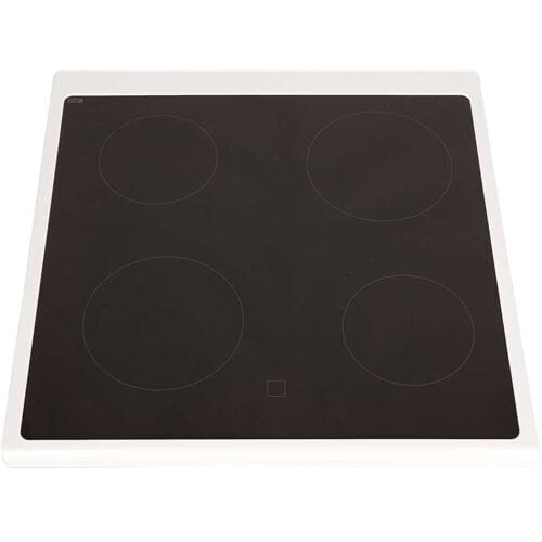 AEG glasplaat met kader, wit, 596x600mm 140197244035
