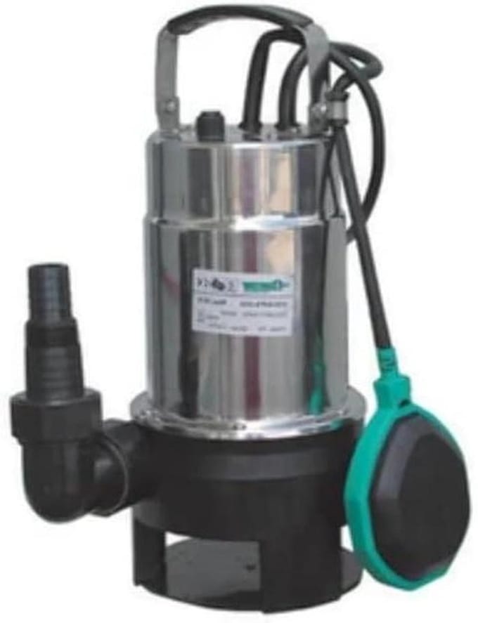 Dompelpomp - Afvalwaterpomp - Water Verpompen - INOX Technopolymeer - 550 W - Zilver