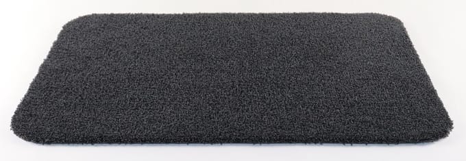PRIMA - Soft - Badmat - Hangend - WCmat - zwart - antraciet - 40x60cm - antislip