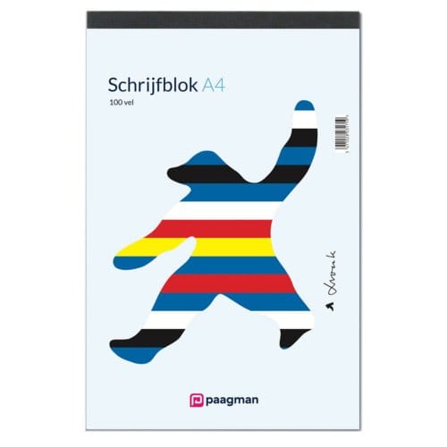 Jan snoeck schrijfblok gelinieerd formaat a4 100 Vel