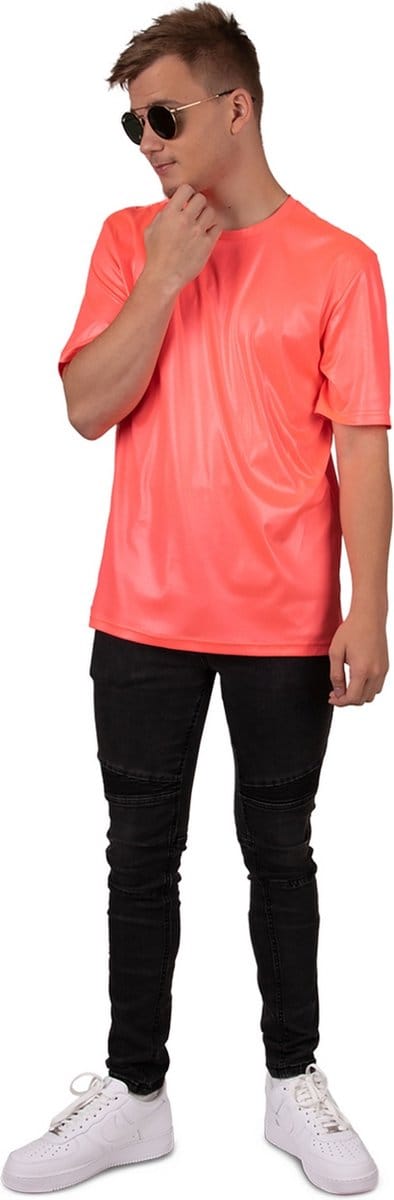 Gordon Disco Shirt Neon Pink Man