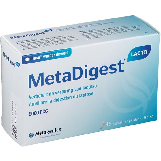 Metagenics MetaDigest Lacto - 45 capsules - Enzymenpreparaat
