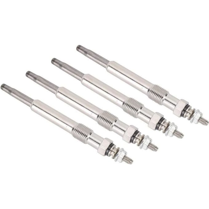 Tbest Bougie de chauffage 4 pièces bougie de préchauffage 7700100558 convient pour Renault Clio Kangoo Trafic