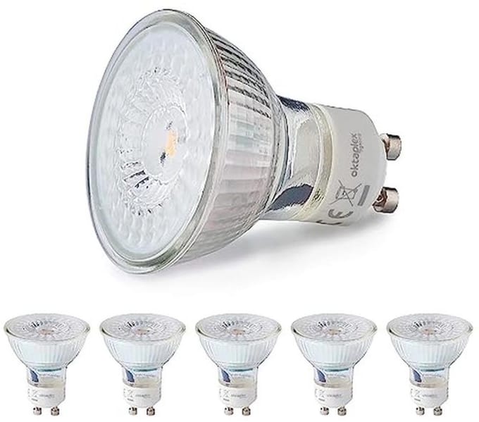 6-pack Dimbare GU10 LED Lampen Warm Wit 2700K - Energiezuinig en Langdurig