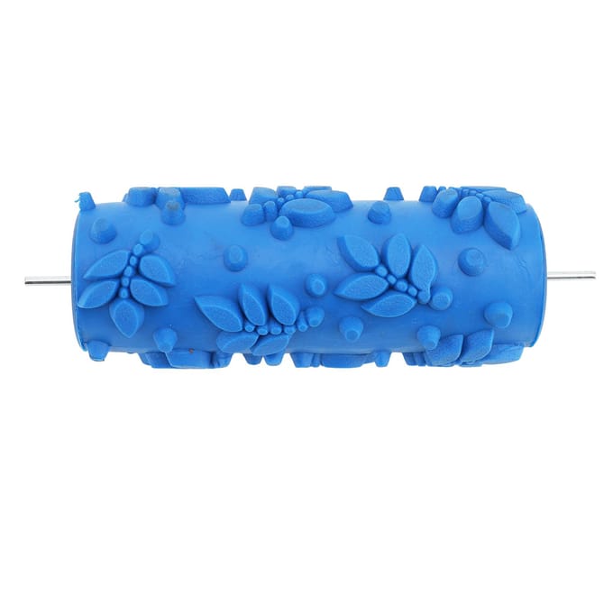 Patroon Verfroller 5 Inch Rubber Herbruikbaar Veelzijdig Decoratief Kunst Textuurroller voor Muur Deur
