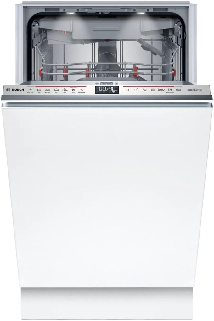Bosch SPV6EMX09E - Inbouwvaatwasser - Slimline - B label - 44 dB - AquaStop-functie - 10 couverts - RVS - TimeLight - EfficientDry