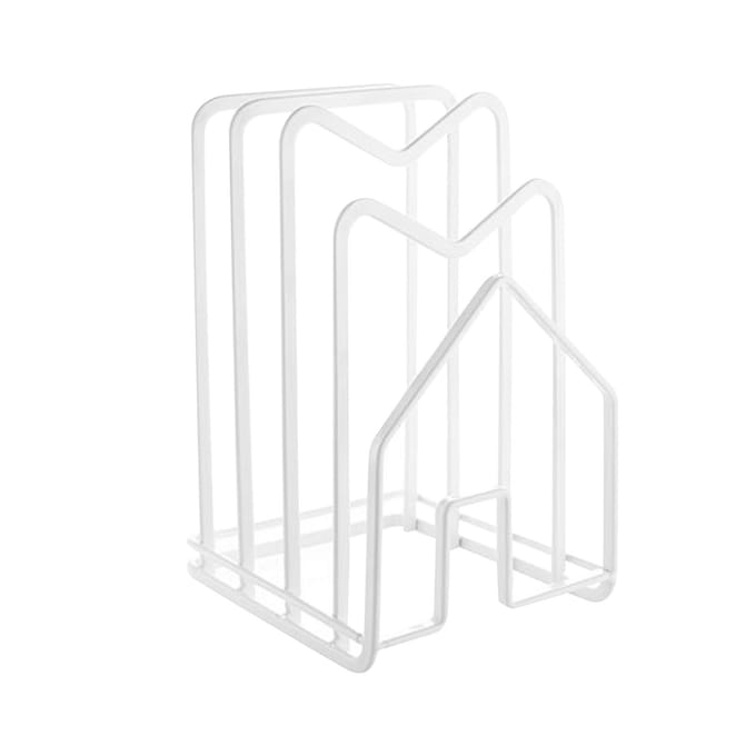Support de Rangement pour Planches à Découper Polyvalent Support Organisateur pour Planches à Découper, Casseroles, Couvercles de Casseroles pour Cuisine Black
