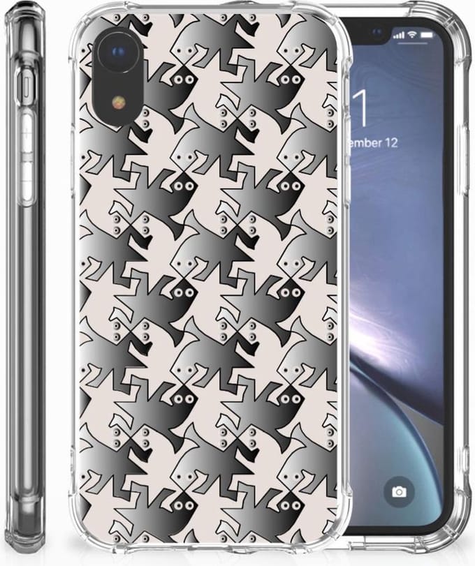 Apple iPhone Xr Case Anti-shock Salamander Grey