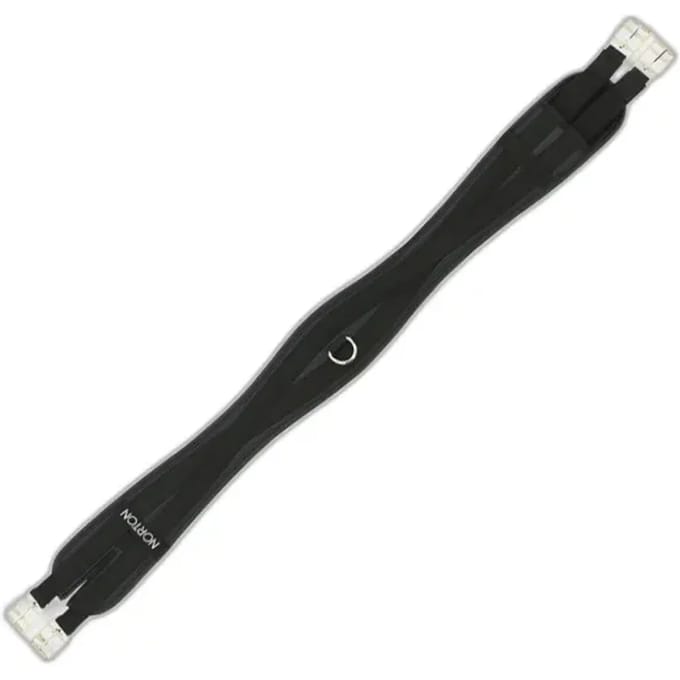 Norton Equestrian Comfort Anatomical Paardensingel Zwart 125 cm