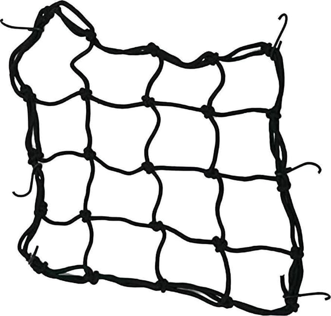 BukkitBow - Bagage Net Elastisch - Elastische Bagagespin / Net / Bagage Koord - 6 Haken