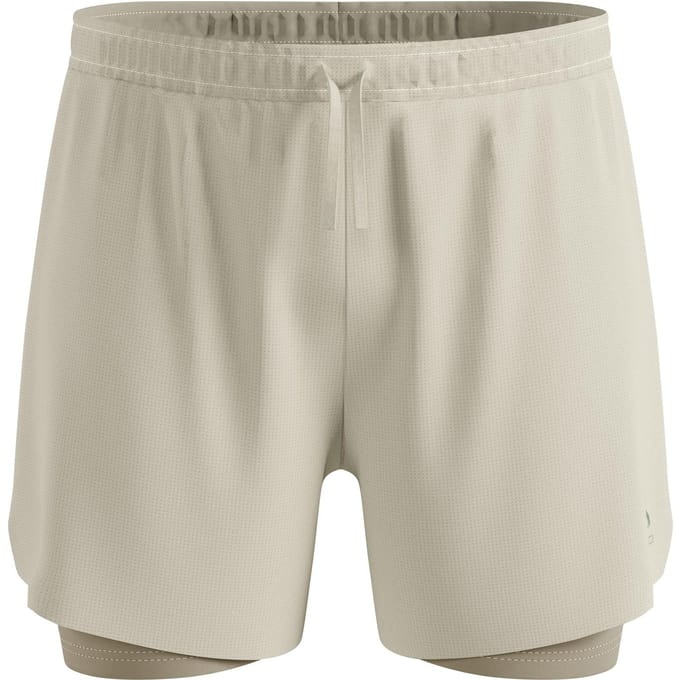 Odlo Zeroweight 5in 2in1 Hardloopshorts Heren-grijs, olijf