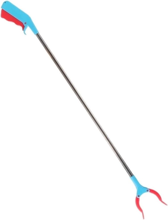 Afvalverwijderaar Handgreep - Grijper Tool - Objecten Oppakken - Ergonomisch Handvat - 3 Stuks - Veelkleurig