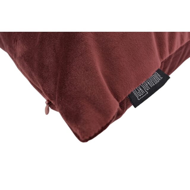 Gek op kussens! Sierkussen velvet kastanje | 30 x 50 cm | polyester