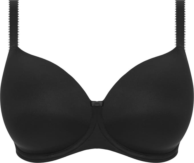 Fantasie SMOOTHEASE- Dames T-shirt Beha- BLACK- Maat 80F