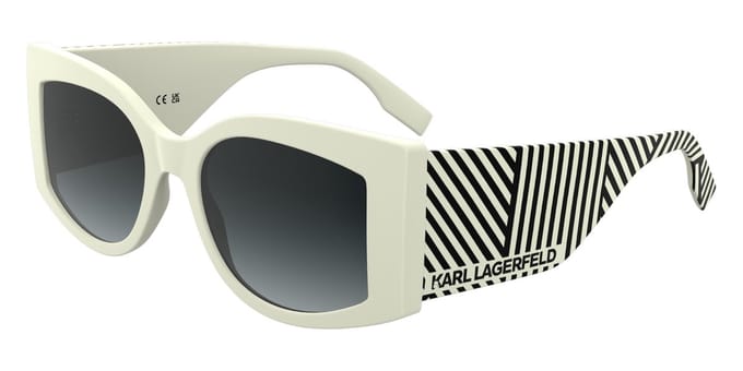Karl Lagerfeld Kl6183s Dames Zonnebril Wit White 5/CAT3 Vrouw