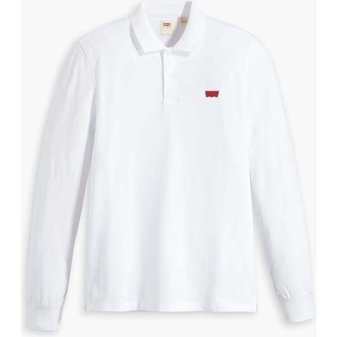 Levi's Long Sleeve Slim Housemark Polo Größe: M | Longsleeves Outlet | Herren