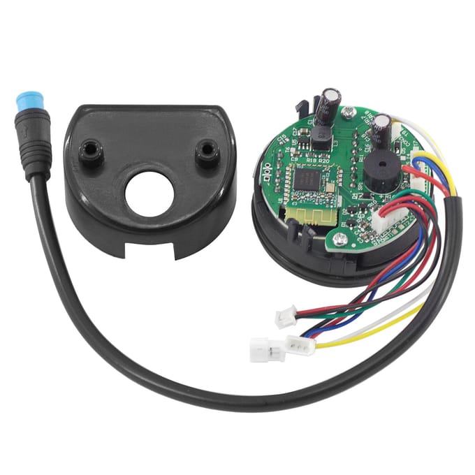 BT Dashboard met Cover Vervanging voor Ninebot Es2 ES3 Es4 Elektrische Scooter Circuit Board zwart