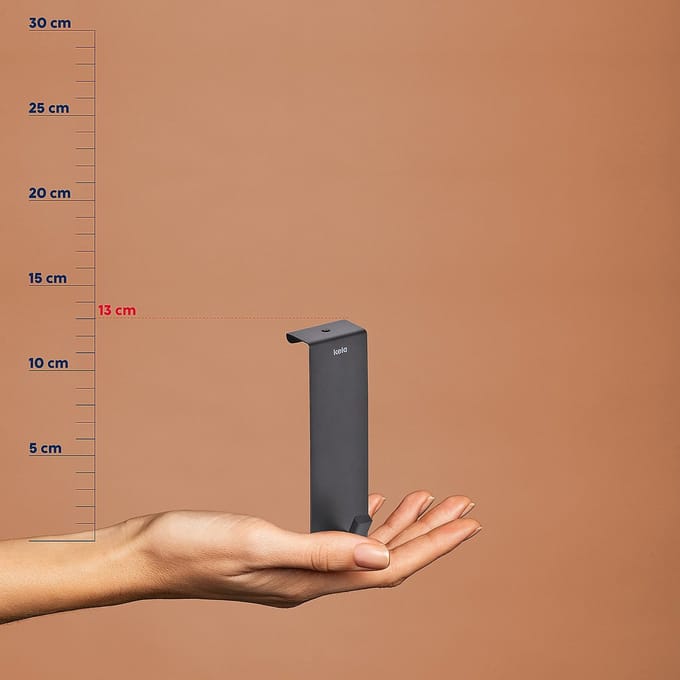 Kledinghaak voor Deur, Set van 2 Stuks, Zwart - Kela | Colgar