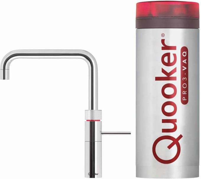 Quooker Fusion Square Kokendwaterkraan - U uitloop - PRO3 VAQ - Chroom