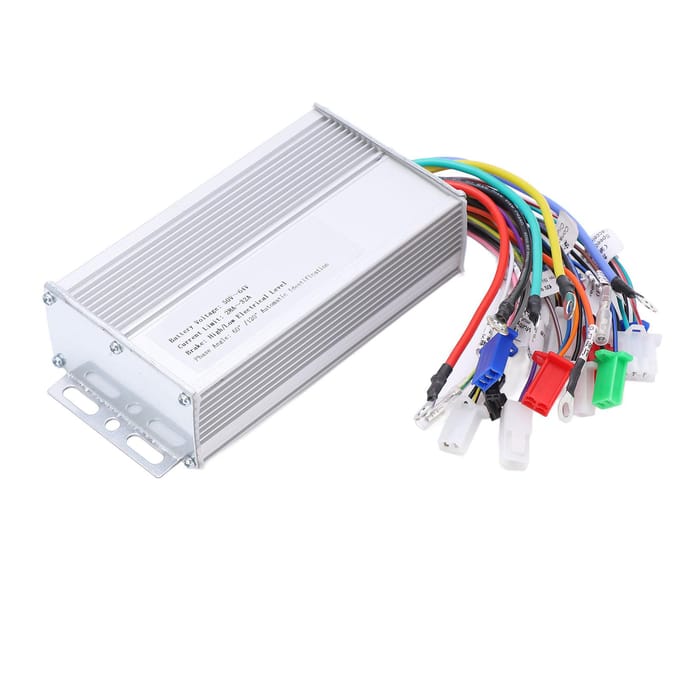 Borstelloze Motorcontroller 12 Tube 3 Modus Aluminiumlegering Elektrische Fiets Accessoires voor orange
